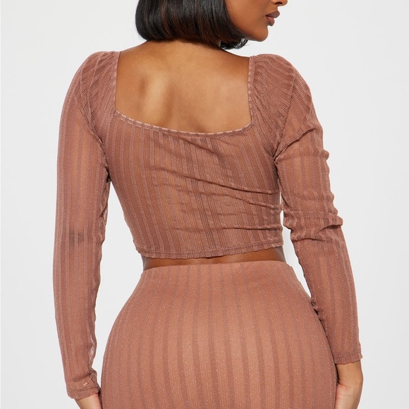 NWOT 2 piece skirt set. Size M Fashion Nova - Picture 2 of 3